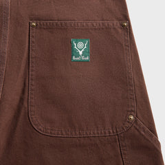 South2 West8 Double Knee 11.5oz Cotton Canvas Painter Pant - Brown