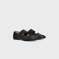 MM6 Maison Margiela Anatomic Numeric Ballerina - Black