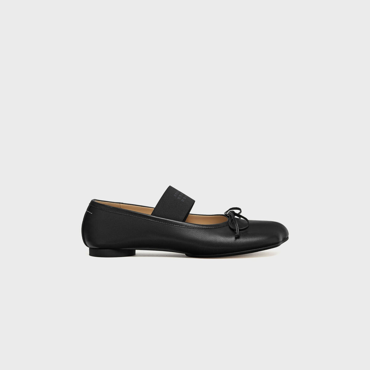 MM6 Maison Margiela Anatomic Numeric Ballerina - Black