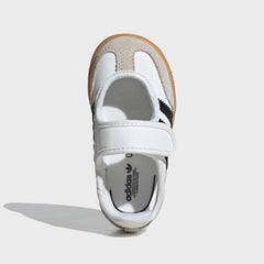 adidas TD Samba Jane - White / Core Black / Gum