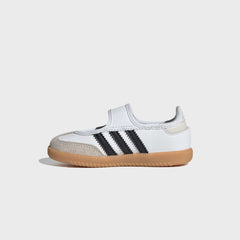 adidas TD Samba Jane - White / Core Black / Gum