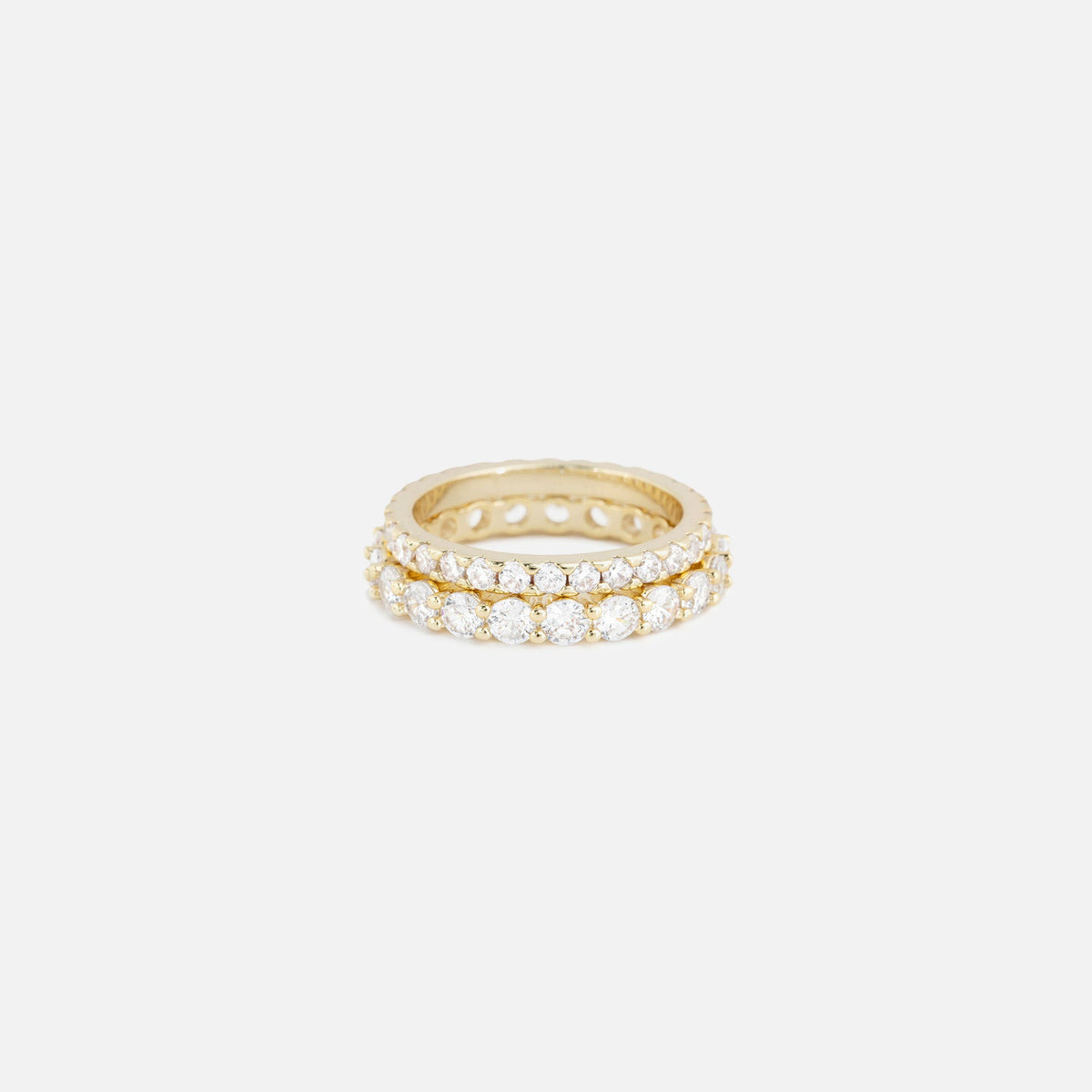 SHASHI Vroom Ring Set - Gold
