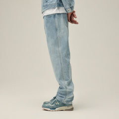 Kith Centre Straight Jeans - Light Indigo