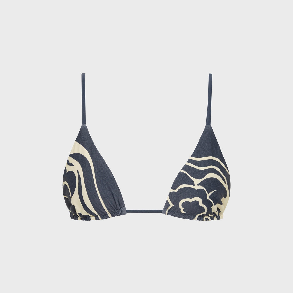 SIR Lilou String Triangle Top - Charcoal Blue