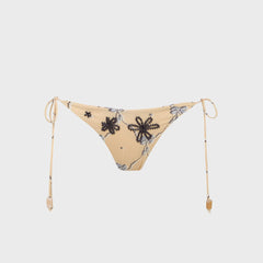 Siedres Rom Tie-Detailed Low-Rise Bikini Brief - Yellow