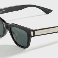 Saint Laurent Square Frames - Black