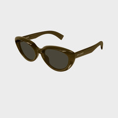 Saint Laurent Cat-Eye Sunglasses - Brown / Grey