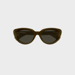 Saint Laurent Cat-Eye Sunglasses - Brown / Grey