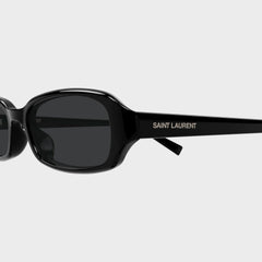 Saint Laurent Oval Sunglasses - Black