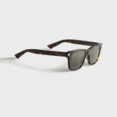 Saint Laurent 53MM Rectangular Sunglasses - Havana / Grey