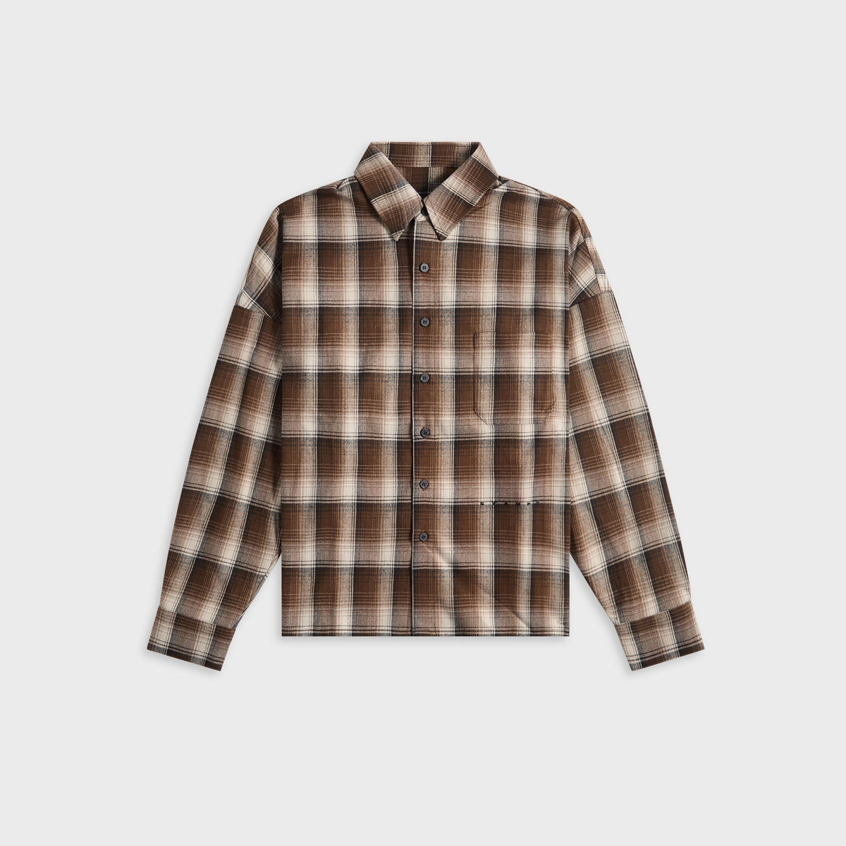 Stampd Oversized Plaid Buttondown - Earth Plaid