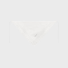 Sandy Liang Obtuse Bandana - White