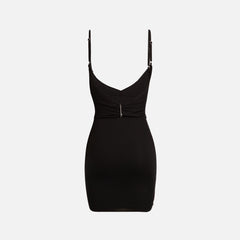 Sami Miro Vintage Double Layer Tank Dress - Black