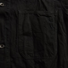 Studio Nicholson Nyle Crinkle Denim Jacket - Black