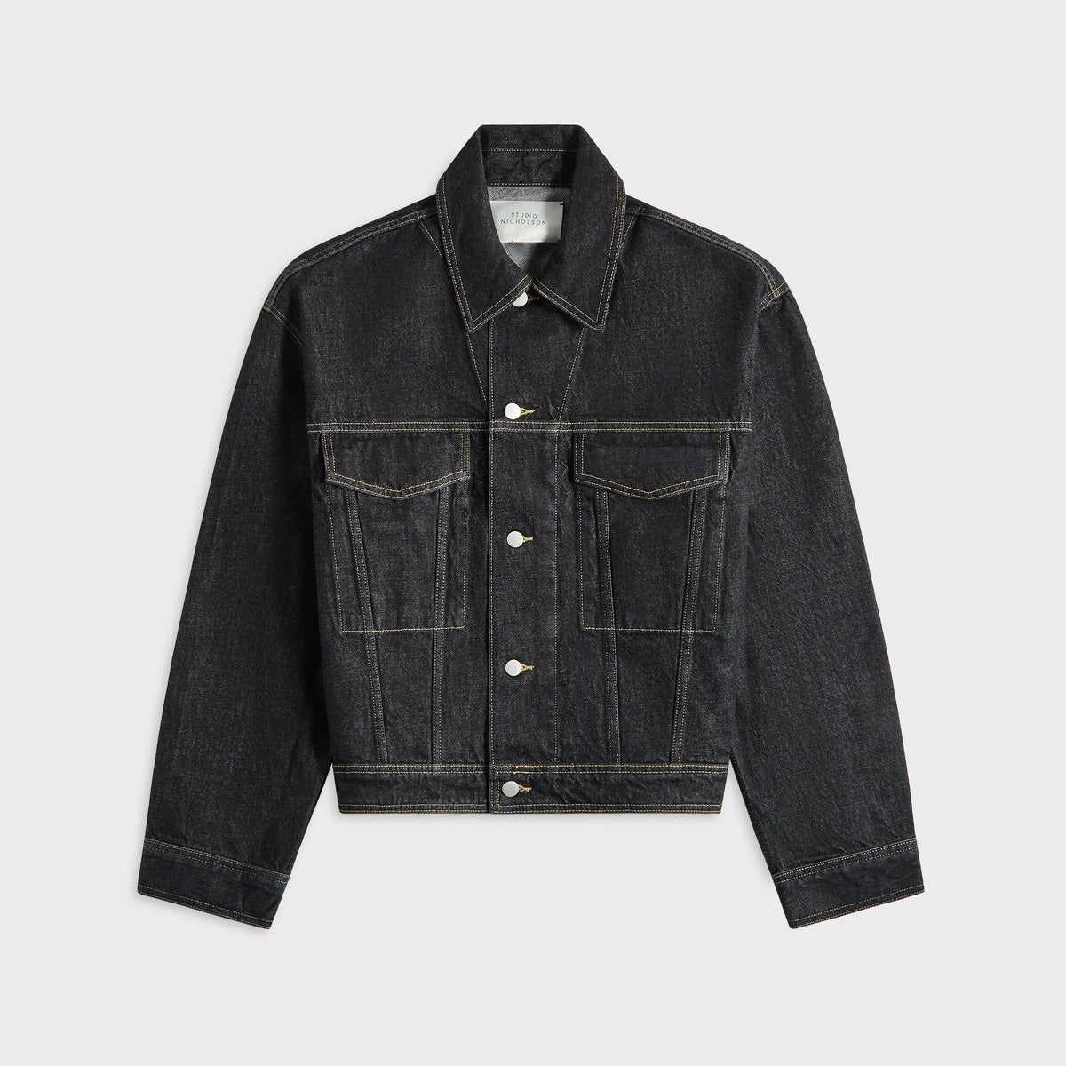 Studio Nicholson Classic Denim Jacket - Black