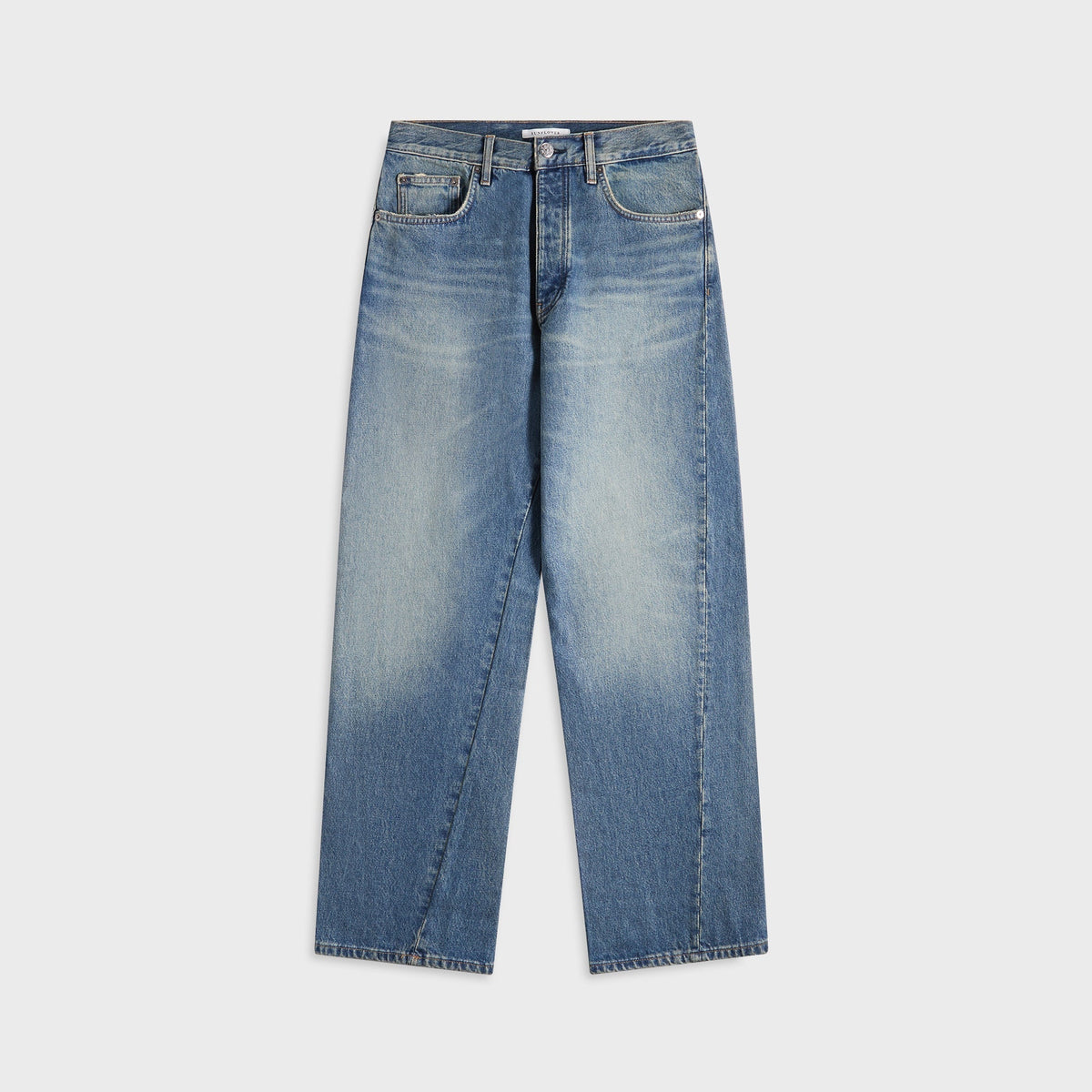 Sunflower Wide Twist Jean - Dark Blue Vintage