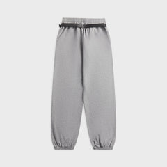Alexander Wang Crystal Hotfix Mid-Rise Terry Sweatpant - Grey