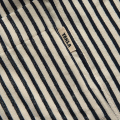 Tekla Classic Bathrobe - Sailor Stripes