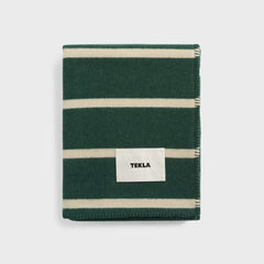 Tekla Lambswool Blanket - Rugby Stripes