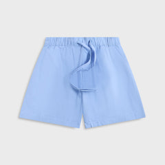 Tekla Poplin Pyjama Shorts - Solid Cornflower Blue