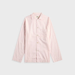 Tekla Cotton Poplin Pyjama Shirt - Hatty Stripes
