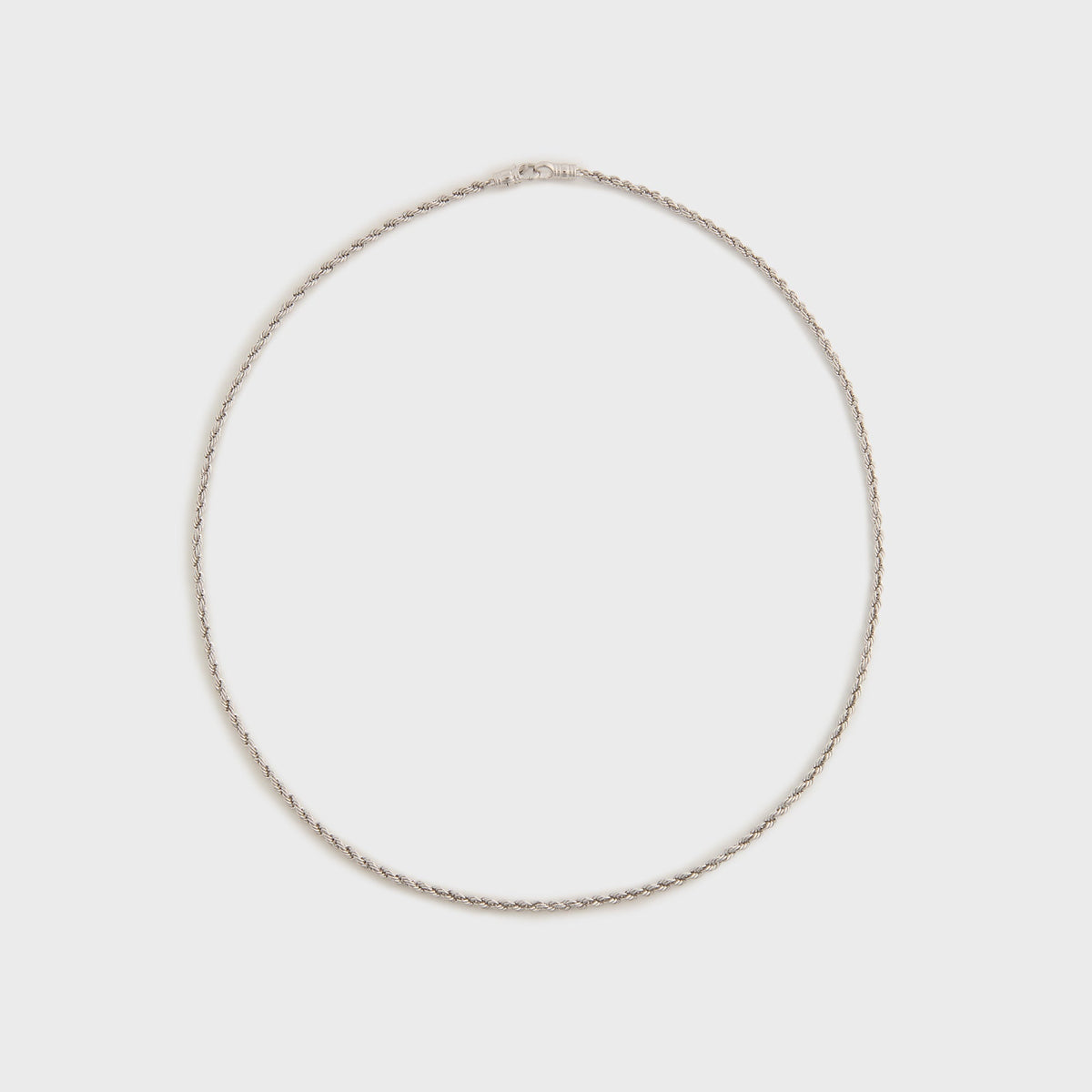 Tom Wood Rope Chain - Silver