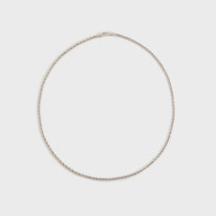 Tom Wood Rope Chain - Silver