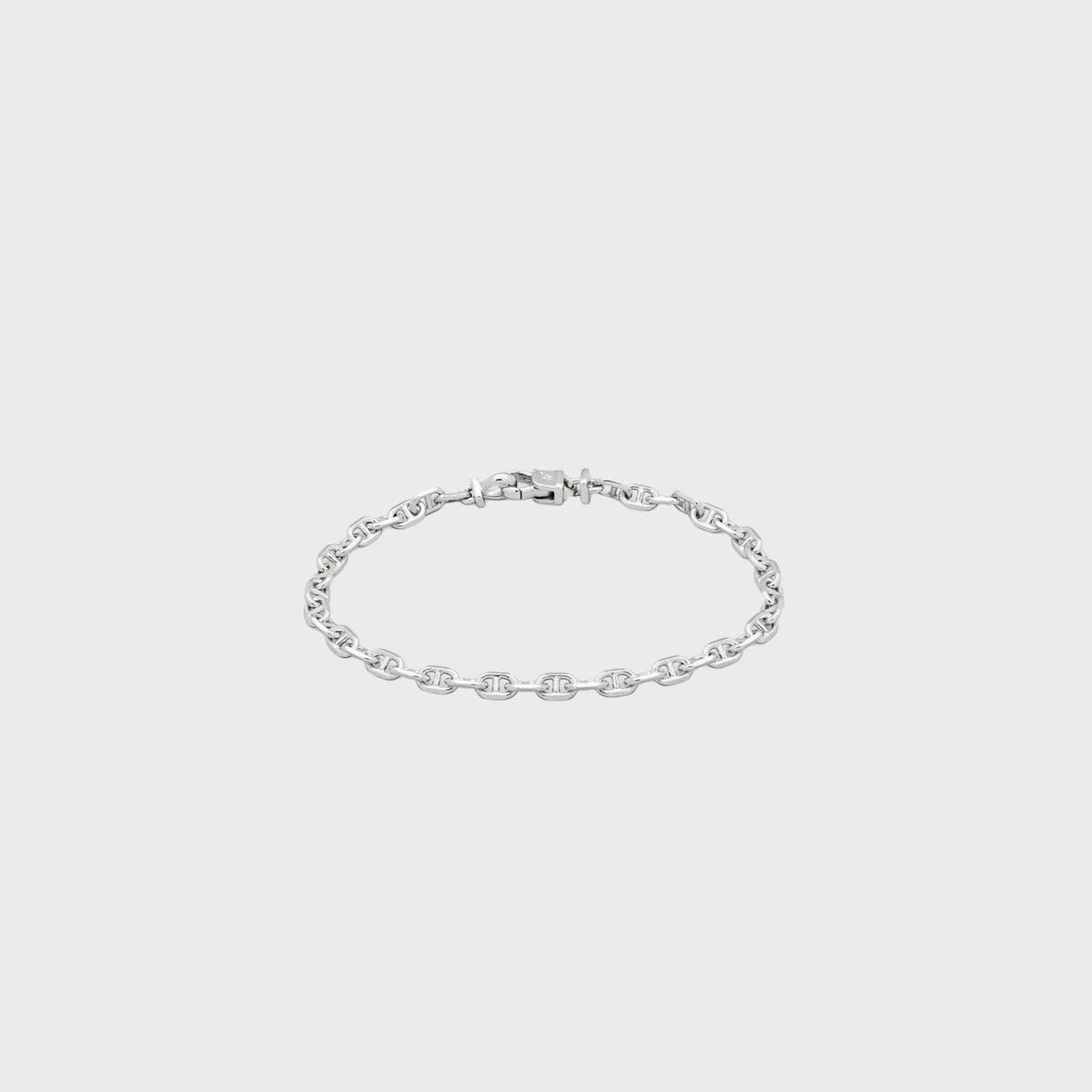 Tom Wood Cable Bracelet 7" - Silver