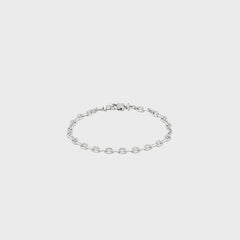 Tom Wood Cable Bracelet 7" - Silver