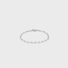 Tom Wood Cable Bracelet 8.3" - Silver