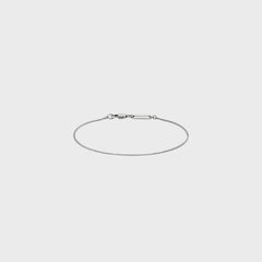 Tom Wood Jil Bracelet 7.7" - Silver