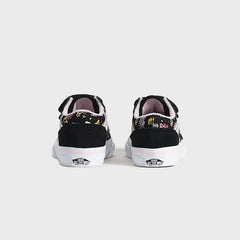 VANS TD Old Skool V - Glow-in-the-Dark Black / Pastel Pink