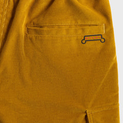 Marni Corduroy Drawstring Cargo Workwear Gabardine Pants - Honey