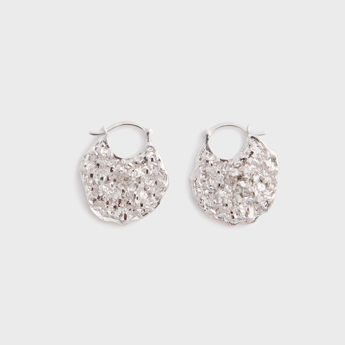 Veneda Carter Small Hoop Earring - Rhodium