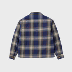 Visvim Keesey Check Down Jacket - Blue
