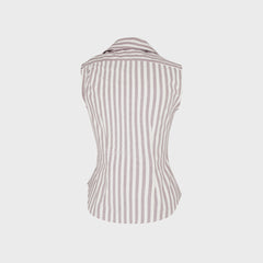 Vivienne Westwood Drunken Shirt - Burgundy Stripe