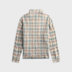 NAHMIAS Featherwieght Plaid Long Sleeve Shirt - Dusty Rainbow Shirting
