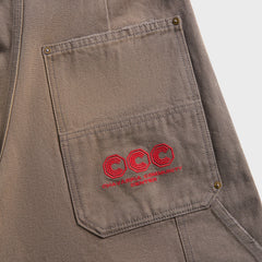 Willy Chavarria Stockton Double Knee Short - Concrete