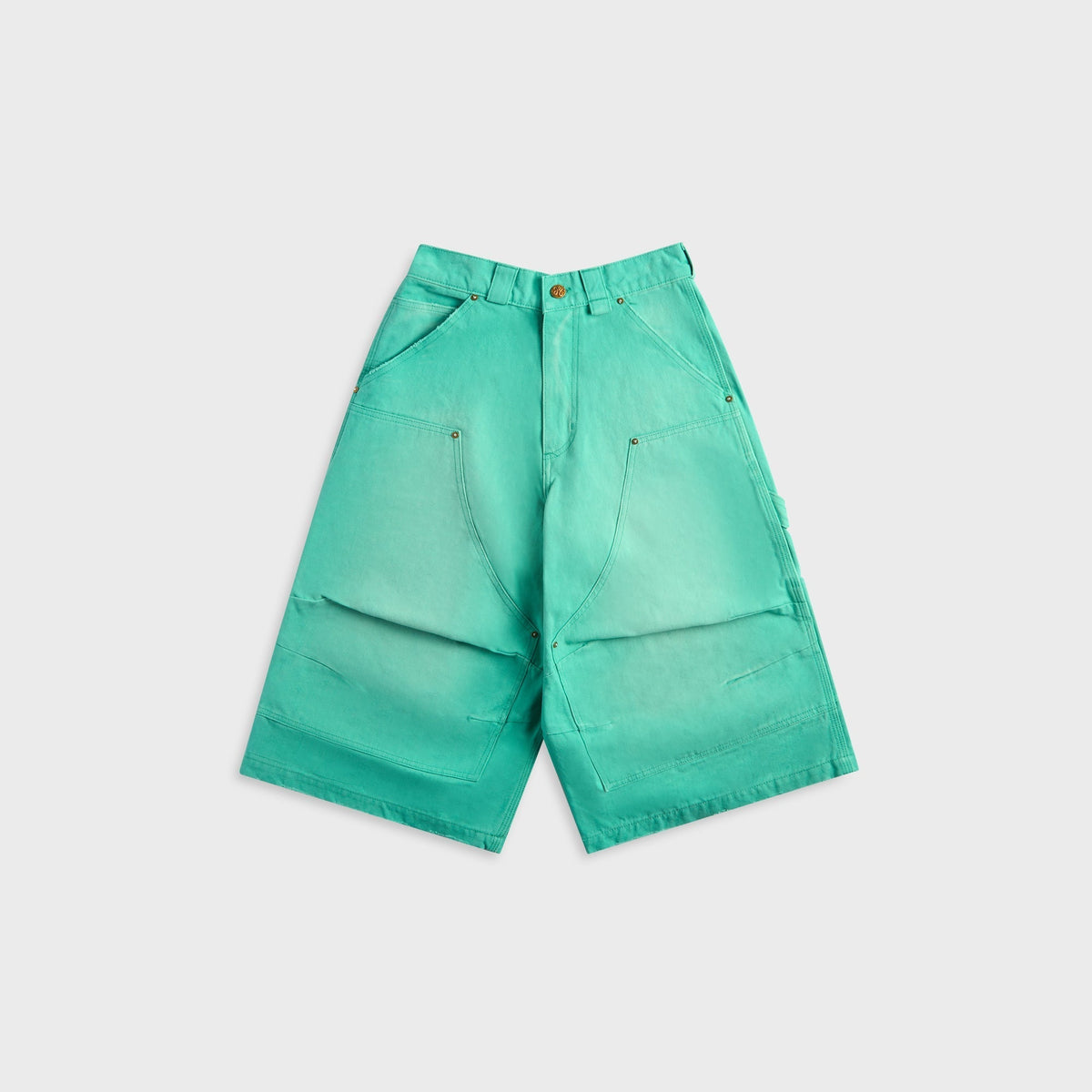 Willy Chavarria Stockton Double Knee Short - Uniform Green