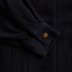 Willy Chavarria Chachi Denim Trucker Jacket - Black
