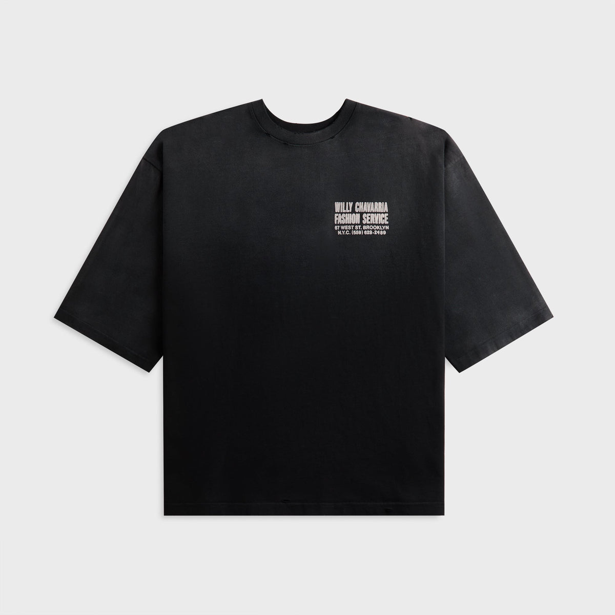 Willy Chavarria Fashion Services Buffalo Tee - Black