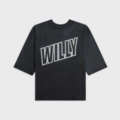 Willy Chavarria Inside Out "Willy" Buffalo Tee - Black