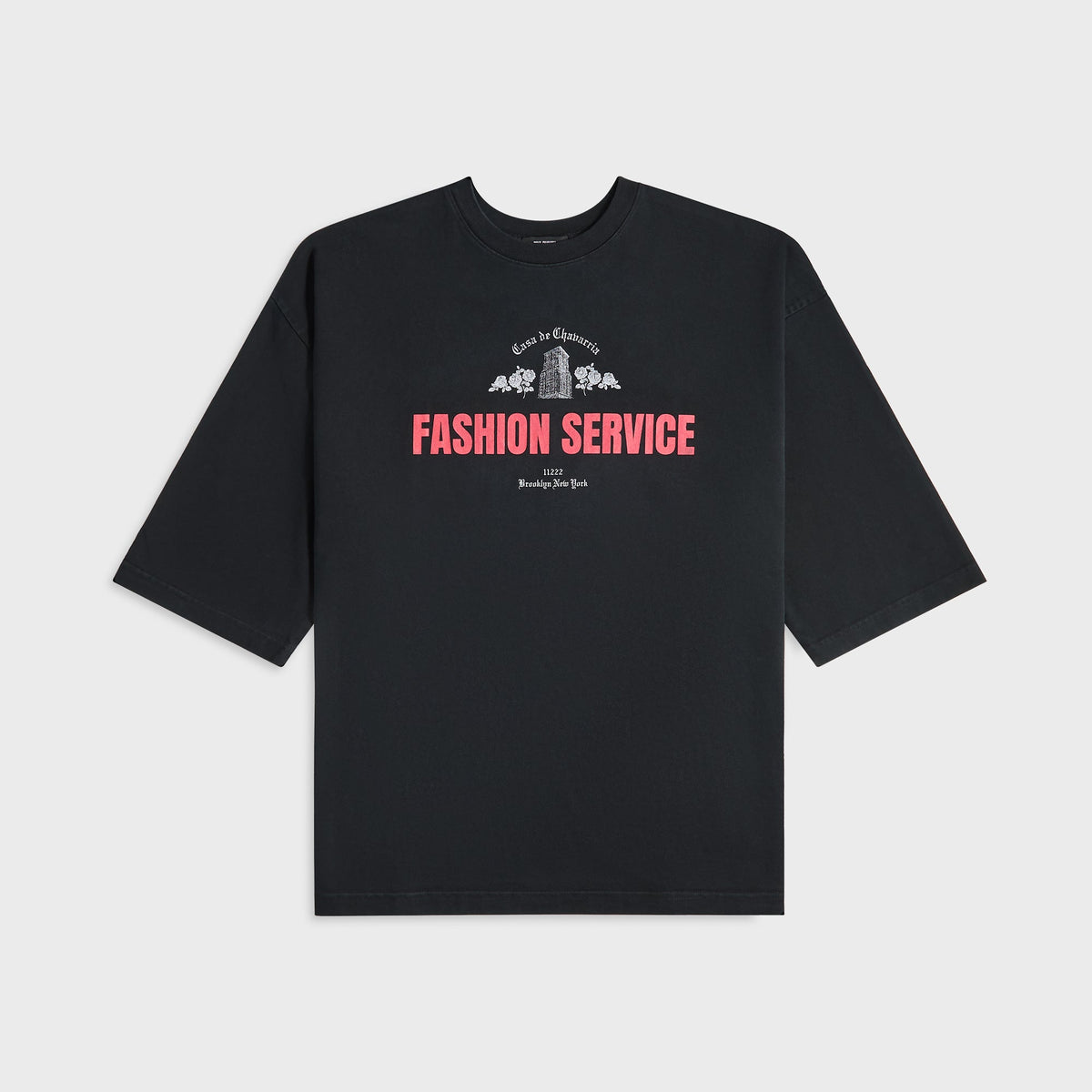 Willy Chavarria Casa De Chavarria Buffalo Tee - Black