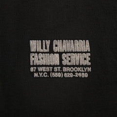 Willy Chavarria Fashion Services Standard Tee - Black