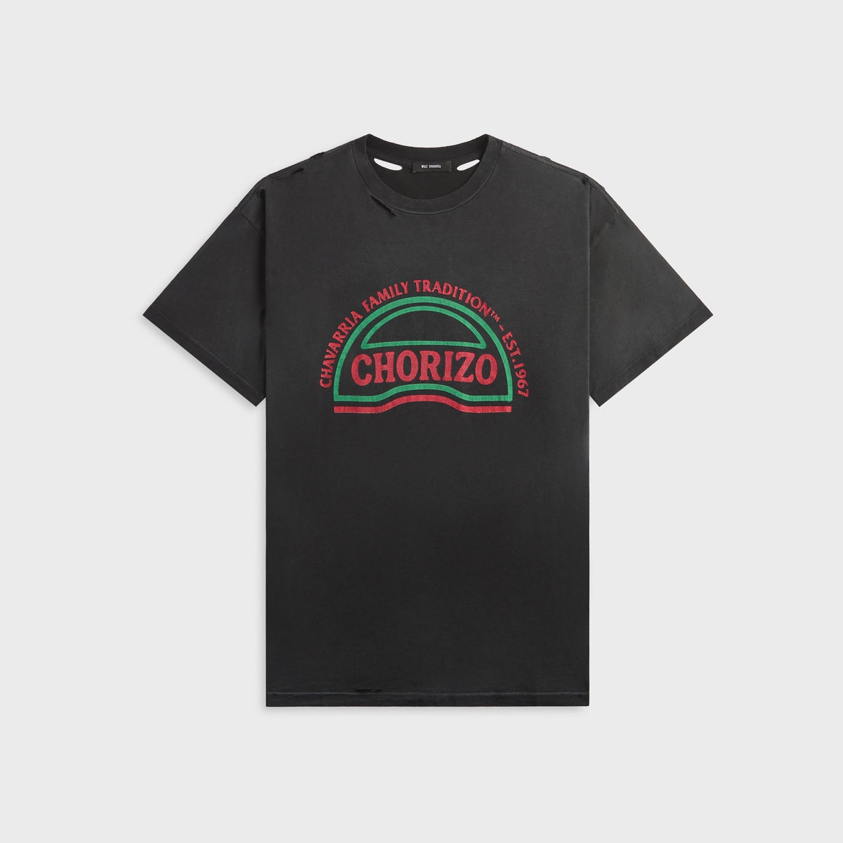 Willy Chavarria Chorizo Easy Tee - Black Beauty