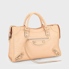 WGACA Balenciaga Agneau Classic Metallic Edge Mini City Bag - Pink