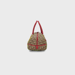 WGACA Dior Coated Canvas Rasta Bowler - Brown