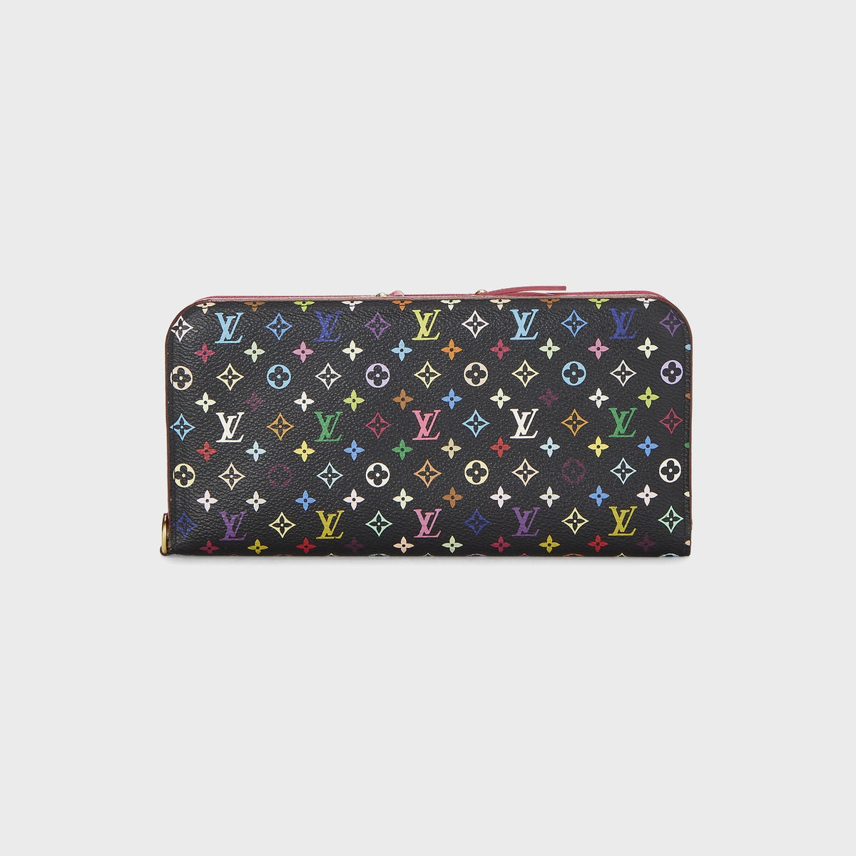 WGACA Louis Vuitton x Takashi Murakami Monogram Zippy Wallet - Black / Multi