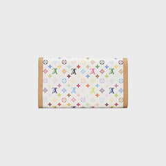 WGACA Louis Vuitton x Takashi Murakami International Wallet - White / Multi