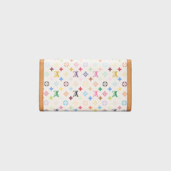 WGACA Louis Vuitton x Takashi Murakami International Wallet - White / Multi